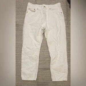 Levi's 501 Straight Jeans - White